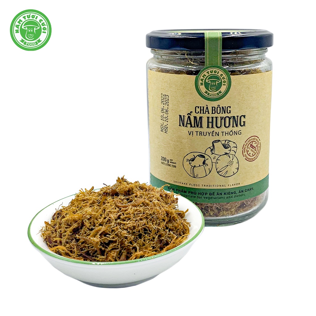  Chà bông nấm hương vị truyền thống hũ 100g